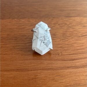 Kendra Scott White and Gray Ring